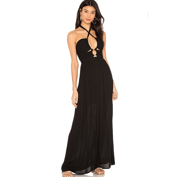 revolve black maxi dress